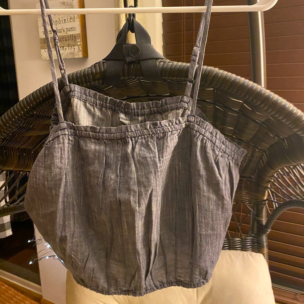 Tube top NWT , with tie on shoulders strings